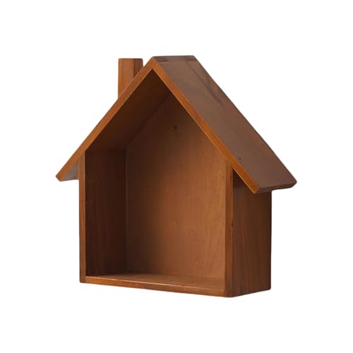 NPXUAMTJ Häuser Displayregal Robuste Holzlagerständer Schlafzimmer Organisation Wandmontaged Und Mehrzweck Für Den Haushaltsgebrauch von NPXUAMTJ