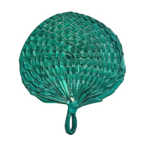 NPXUAMTJ Handventilator mit natürlichen Palmenblättern, großes Kühlzubehör, Kunsthandwerk, Handweben, Handventilator für Haushalt, Outdoor-Zeremonien, natürlich, handgefertigt von NPXUAMTJ