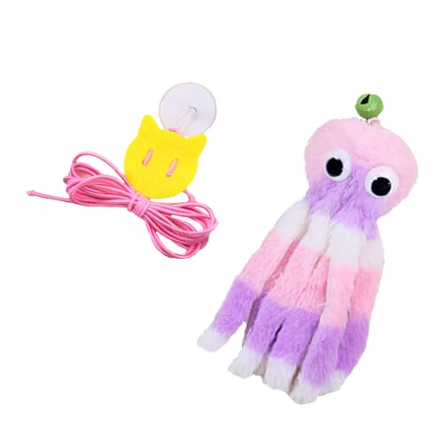 NPXUAMTJ Kätzchen Spielzeug Sichere Interaktive Hängende Kätzchen Spielzeug Soft Plushie Noise Maker Entertainment Süßes Hängendes Interaktives Haustier von NPXUAMTJ