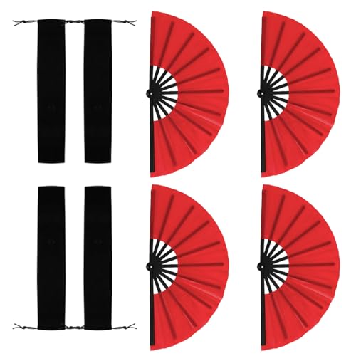 NPXUAMTJ Klapper Handlüfter Kunststoff Handheld Faltbarer Chinesischer Taichi Hände Fans Dekorative Klappventilat von NPXUAMTJ