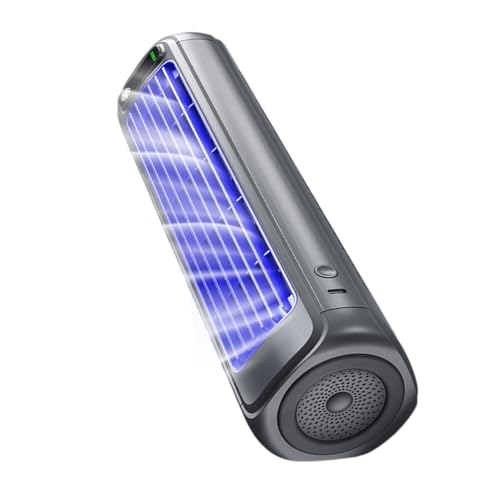 NPXUAMTJ Ruhiger Schreibtischventilator Mit Verstellbaren Luftströmen Elektrischer Lüfter Ruhige Kühlung Abs Textur Perfekt Für Büro Oder Schlafzimmer Verwenden Schreibtisch von NPXUAMTJ