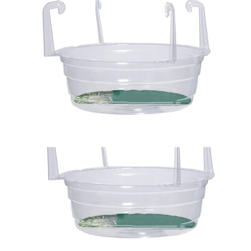 NPXUAMTJ Rundschreiben Transparente Pflanzenkorb Basis Pflanzen Untertassen Mit Sonnenschutz Für Outdoor Gartengärten Mehrzweck Runde Gartenschalen Organizer von NPXUAMTJ
