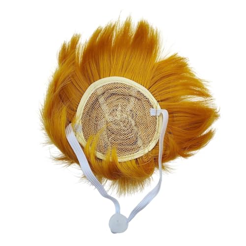 NPXUAMTJ Schöne Haustier Perücken Haargänse Hairstück Cosplay Kopfstück Für Neuheiten Looking Urlaub Fotografie Accessoire Bob Wigs von NPXUAMTJ