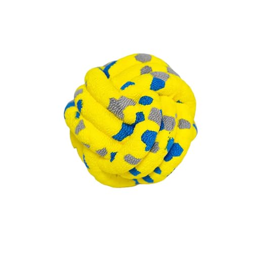 NPXUAMTJ Springende Haustier Spielzeugball Solid Ball Chew Resistant Design Kaut Spielzeugstütze Zähnehygiene Für Aggressive Kauen Interaktion Haustier von NPXUAMTJ