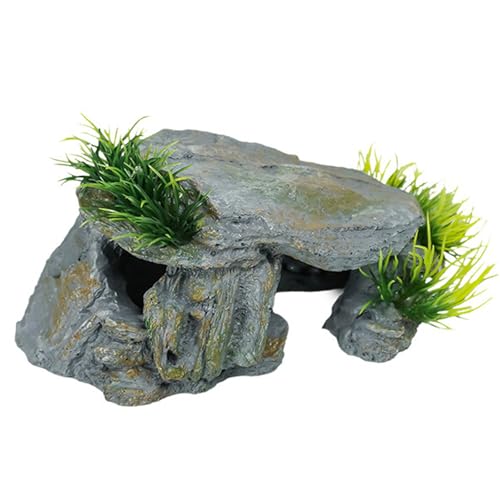 NPXUAMTJ Terrarien, Sonnenplattform, Aquarien, Dekoration, Landschaftsbau, Ornament, Reptilien, Unterschlupf, Höhle für Fische und Garnelen, Aquarien, Dekorationen von NPXUAMTJ