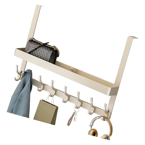 NPXUAMTJ Über Den Türhaken Hochleistungsbohrer Rostbeside Platzsparende Kleiderschrank Organisatoren Für Schlafzimmer Badezimmer Aufbewahrung Mehrzweck Türhaken Für Die Lagerung von NPXUAMTJ