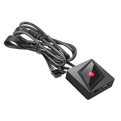 NPXUAMTJ USB 2.0 Desktop PC Stromreset Switches Für Office Gaming Setups Und Austausch Von Frontplatten von NPXUAMTJ