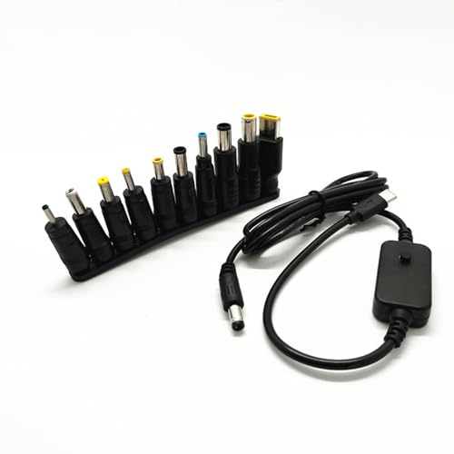 NPXUAMTJ USB C Stromkabel Typ C Bis 5 V 9 V 12V 12V 20V Einstellbar 5 5 X 2 1 Mm Mit 10 Austauschbarer Adapter Für Den Laptop NPXUAMTJ USB C Stromkabel Typ C Bis 5 V 9 V 12V 12V 20V Einstellbar 5 5 X 2 1 Mm Mit 10 Austauschbarer Adapter Für Den Laptop von NPXUAMTJ