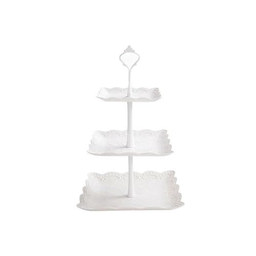 NPXUAMTJ Vielseitige Triple Deck Servierschale Für Party Leckereien Und Canapés Ungiftige Materialien Die Für Die Catering Tablett Innenbereich Freien Geeignet Sind NPXUAMTJ Vielseitige Triple Deck Servierschale Für Party Leckereien Und Canapés Ungiftige Materialien Die Für Die Catering Tablett Innenbereich Freien Geeignet Sind von NPXUAMTJ