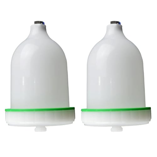 Packung Von 2 Multipurpsoe Nylon Farbbecher 600 Ml M14x1 Edelstahl Gewinde Geeignet Mit Sprühpistolen Abriebresistent Sprühpistole Flasche von NPXUAMTJ