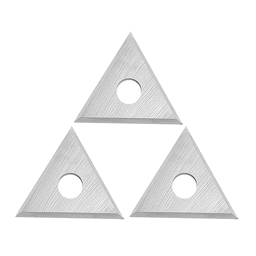 Packung Von 3 Dreieck Stahlschaber Klinge Doppelkanten Reversible Design Zum Entfernen Von Farbklassen Doppelkanten Schaberklinge Klinge Packung Von 3 Dreieck Stahlschaber Klinge Doppelkanten Reversible Design Zum Entfernen Von Farbklassen Doppelkanten Schaberklinge Klinge von NPXUAMTJ