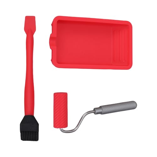 Paint Application Set Silikonwalze Mit Pinselset Mit Tablett Leicht Zu Reinigen Silikonpinsel Für Professionelles Projekt Paint Application Set Silikonwalze Mit Pinselset Mit Tablett Leicht Zu Reinigen Silikonpinsel Für Professionelles Projekt von NPXUAMTJ