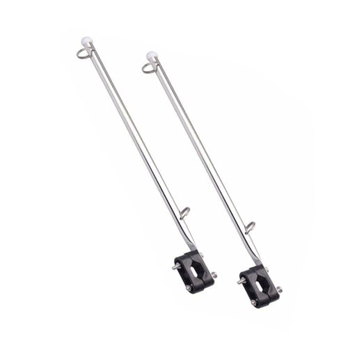 Personal Des Metallflaggens Für Die Gefäßdekoration Umfasst Metallstrecke Black Nylon Kabel Easy Watercraft Component Boat Fahnenmast Edelstahlschienen von NPXUAMTJ