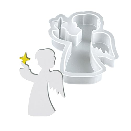 Praktische Weihnachtsthema Kerzenform Mit Detailliertem Design Skulpturformen Zum Erstellen Von Einzigartigen Und Harzkunst Weihnachtsstern Rentier Silikonform von NPXUAMTJ