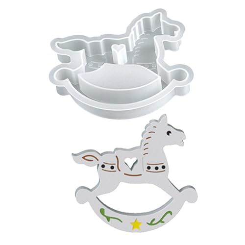 Praktische Weihnachtsthema Kerzenform Mit Detailliertem Design Skulpturformen Zum Erstellen Von Einzigartigen Und Harzkunst Weihnachtsstern Rentier Silikonform von NPXUAMTJ