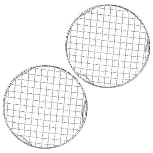 Rundes Kochgitter aus Edelstahl, 15 cm/18 cm/19 cm/20 cm, antihaftbeschichtet, zum Backen von Keksen, Kuchen und Brot Rundes Kochgitter aus Edelstahl, 15 cm/18 cm/19 cm/20 cm, antihaftbeschichtet, zum Backen von Keksen, Kuchen und Brot von NPXUAMTJ