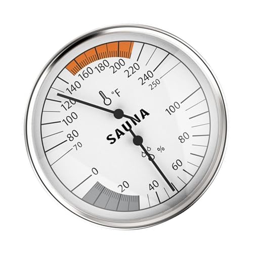 NPXUAMTJ Sauna Thermometer Hygrometer Hochtemperaturresistent Feuchtigkeitsmessgerät Für Raum Spas Legierungs Konstruktion Hochtemperaturthermometer NPXUAMTJ Sauna Thermometer Hygrometer Hochtemperaturresistent Feuchtigkeitsmessgerät Für Raum Spas Legierungs Konstruktion Hochtemperaturthermometer von NPXUAMTJ