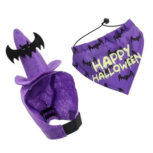 NPXUAMTJ Scary Dog Kostümhut Und Bandanas Set Komfortable Halloween Party Outfit Accessoire Für Kleine Rassen Urlaub Dressing Halloween Hunde Hat Bandanas NPXUAMTJ Scary Dog Kostümhut Und Bandanas Set Komfortable Halloween Party Outfit Accessoire Für Kleine Rassen Urlaub Dressing Halloween Hunde Hat Bandanas von NPXUAMTJ