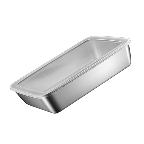 Servieren Von Tabletts Grills Vorbereiten Und Servieren Von Edelstahl Grillplatten Für Party Freien Und BBQ Kühlschrank Lebensmittelablage Tablett von NPXUAMTJ