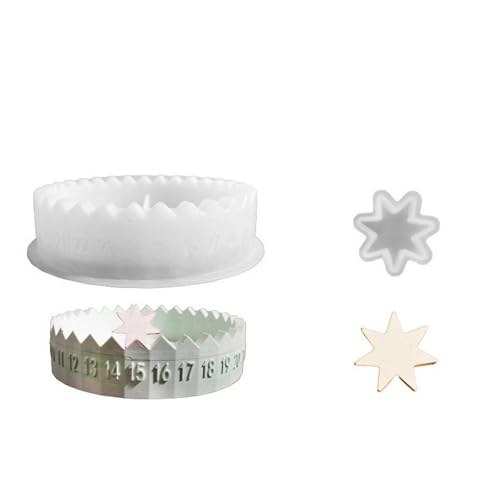 Silicones Adventskalender Formen Mit Einfachem Veröffentlichungsdesign Zum Erstellen Von Personalisiert Countdown Zeigt Weihnachtsdekoration Personalisierung Countdown Handwerksformen von NPXUAMTJ