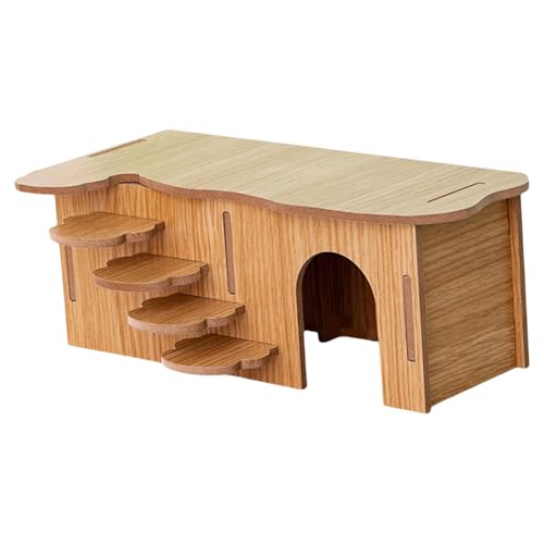 NPXUAMTJ Syrer Hamster Klettern Leiter Holz Leiter Haus Kleine Versteot von NPXUAMTJ