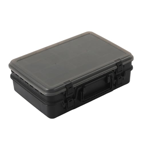 Tackle Box Doppelschicht Angelköder Köder Haken Lagerbehälter Hülle Mehrere Fischfischerei Tackle Storage Box von NPXUAMTJ