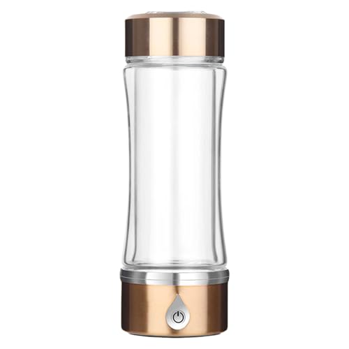 USB Wiederaufladbare Hydrogene Generator Cup 350 Doppelglas Tragbarer Wasser Ionisator Praktische Reisebereich Wasserflasche von NPXUAMTJ