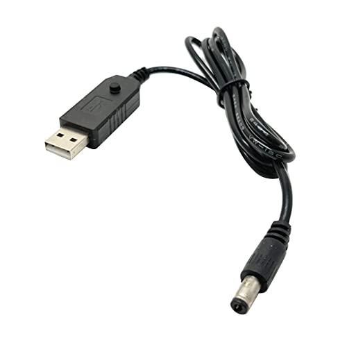 USB Zu 9V 12V Stromkabel Für Router Lautsprecher USB Zu DC5 5x2 5mm Klinke Ladekabel Netzkabel Stecker LED Anzeige von NPXUAMTJ