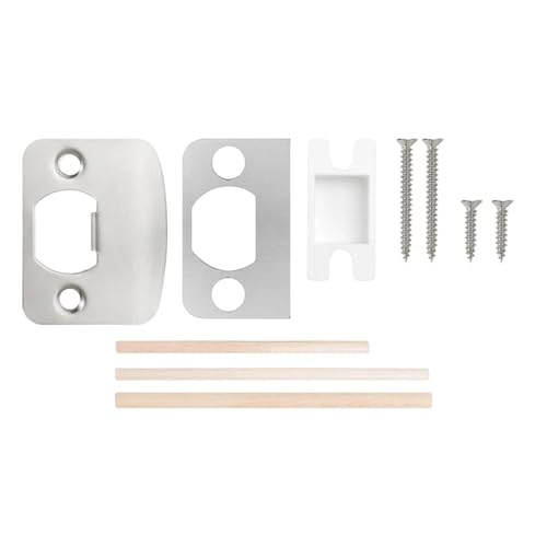 Universals Residential Security Strikers Standard Türschläge Platten Türschloss Riegel Rastorers Spacer Easy Installion Riegel von NPXUAMTJ