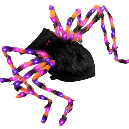 NPXUAMTJ Verstellbare Halloween Hundespinnen Kostüm Mit LED Leuchten Realistische Pelzige Beine Für Große Hunde Cosplay Kostüm Cosplay Spiders Halloween NPXUAMTJ Verstellbare Halloween Hundespinnen Kostüm Mit LED Leuchten Realistische Pelzige Beine Für Große Hunde Cosplay Kostüm Cosplay Spiders Halloween von NPXUAMTJ