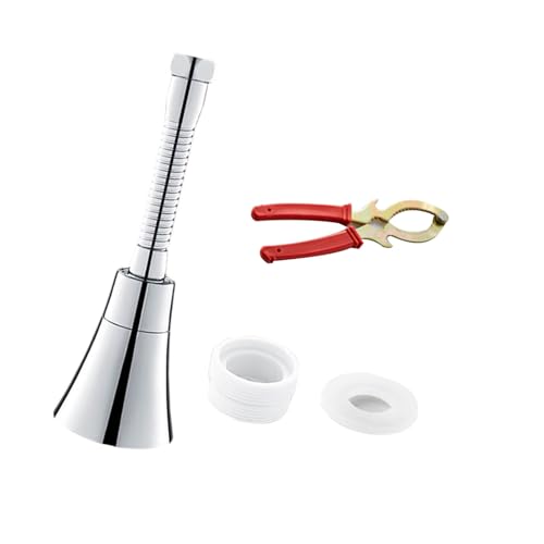 Waschbecken 360 ° Schwenkwasserhahn Extender Splashfrees Sprayer Abnehmbarer Wasserfilter 3flow Einstellung Schnellinstallation Teil Spritzfreies Küchenarmaturadapter von NPXUAMTJ