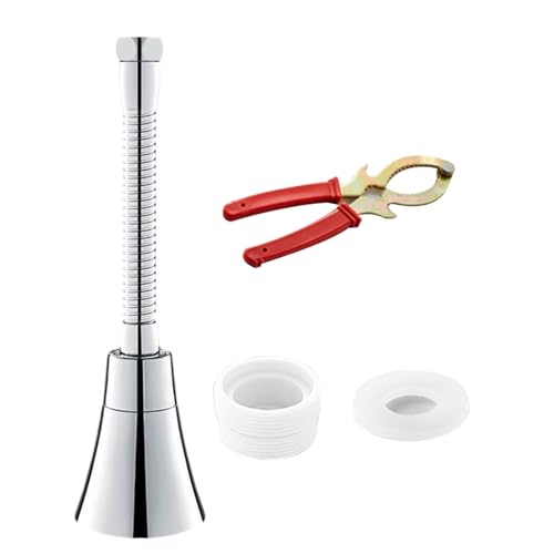 Waschbecken 360 ° Schwenkwasserhahn Extender Splashfrees Sprayer Abnehmbarer Wasserfilter 3flow Einstellung Schnellinstallation Teil Spritzfreies Küchenarmaturadapter von NPXUAMTJ