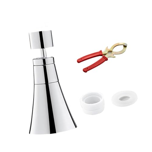 Waschbecken 360 ° Schwenkwasserhahn Extender Splashfrees Sprayer Abnehmbarer Wasserfilter 3flow Einstellung Schnellinstallation Teil Spritzfreies Küchenarmaturadapter Waschbecken 360 ° Schwenkwasserhahn Extender Splashfrees Sprayer Abnehmbarer Wasserfilter 3flow Einstellung Schnellinstallation Teil Spritzfreies Küchenarmaturadapter von NPXUAMTJ