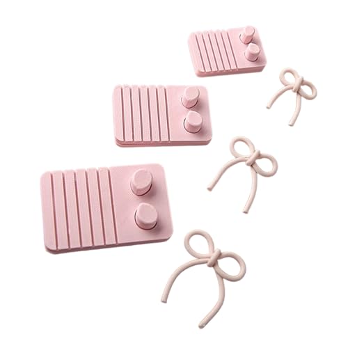 Wiederverwendbare Polyltsäure Tonformen Mit Bowknot Vorlage Und Linienformführer Für Schmuckverbindungen Craft Werkzeug Wiederverwendbare Polyltsäure Tonformen Mit Bowknot Vorlage Und Linienformführer Für Schmuckverbindungen Craft Werkzeug von NPXUAMTJ