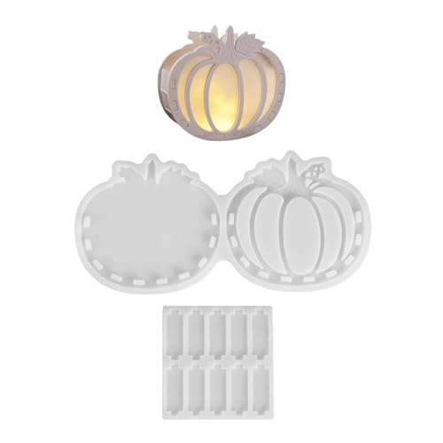 Wiederverwendbares Silikonkürbiskorbform Für Halloween Handwachs Wachsseife Mit Nicht Stick Design Kürbiskorb Silikonform von NPXUAMTJ