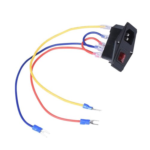 NPYQ 10A 250V Netzschalter Steckdose Mit Schaltermodul 16AWG Verlängerungskabel Zubehör Für 3D Drucker Teil 250V von NPYQ