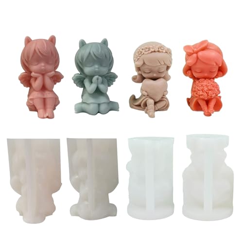 NPYQ 4 X/Set Kerzenform Silikonform Mädchen Kerzen Silikonform Mädchen Form 3D Frau Kerzenform Handgemachte Silikon Körper Gießform Kerzengießform Silikon Seifenform Kerzenherstellung Gießen NPYQ 4 X/Set Kerzenform Silikonform Mädchen Kerzen Silikonform Mädchen Form 3D Frau Kerzenform Handgemachte Silikon Körper Gießform Kerzengießform Silikon Seifenform Kerzenherstellung Gießen von NPYQ