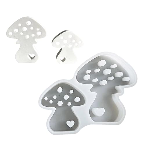 Silikonform Kerzenhalter Pilz, Gießform Beton Kerzenhalter, Silikonformen Gießformen Kerzenhalter, Pilz Silikon Formen Zum Gießen Für Stabkerzen Und Teelichter von NPYQ