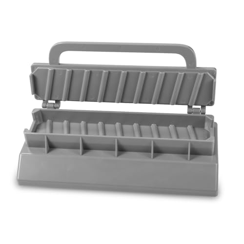 Kebab-Maker, Kebab-Maker aus Kunststoff Grillspieße Presse Kebab-Maker Wiederverwendbar Einfacher Kebab-Maker Grill für Partys im Freien Kebab BBQ-Gadget Türkisches Barbecue (Grau) von NQEUEPN