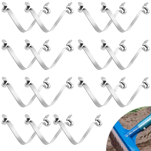 NQEUEPN 15stk Clips für Alle Schwimmbecken, Schmetterlingsclips für Schwimmbecken V-förmiger Clip Clip für Poolbürstenstange Universell V-Clip zur Befestigung Skimmer Netze Bürsten Reinigungswerkzeug von NQEUEPN