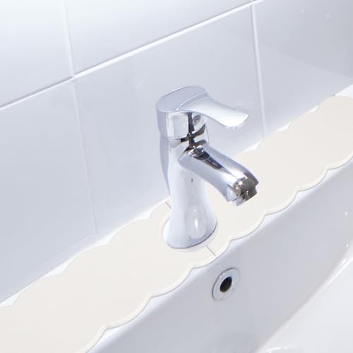 Saugfähige matte Küche, 60x10cm Wolkenform Wasserhahn Spritzfängr Rutschfest Spritzschutz für die Spüle Schnelltrocknend Wasserhahnmatte für Den Wasserhahngriff Rundherum von NQEUEPN