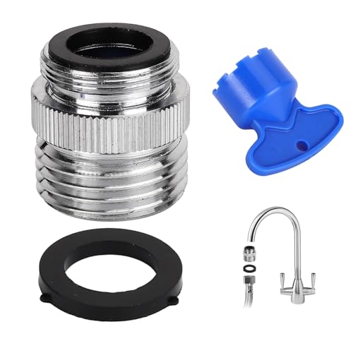 Wasserhahn Adapter für Gartenschlauch, Wasserhahn zu Gartenschlauch Adapter Messing Gartenschlauch Anschluss für Küchen und Badezimmer Waschbeckenarmaturen Wasserhahn Adapter für Gartenschlauch, Wasserhahn zu Gartenschlauch Adapter Messing Gartenschlauch Anschluss für Küchen und Badezimmer Waschbeckenarmaturen von NQEUEPN