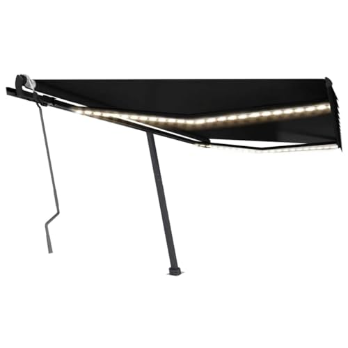 ARTIKEL-Manual Markise einziehbar mit LED 450x300cm Anthrazit Rasen & Garten Outdoor Wohnen Fenster & Tür Markisen ARTIKEL-Manual Markise einziehbar mit LED 450x300cm Anthrazit Rasen & Garten Outdoor Wohnen Fenster & Tür Markisen von NQJIBUE