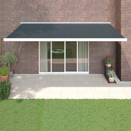 Artikel-einziehbare Markise Anthrazit 5x3 m Stoff und Aluminium, Rasen & Garten, Outdoor Wohnen, Fenster & Tür Markisen Artikel-einziehbare Markise Anthrazit 5x3 m Stoff und Aluminium, Rasen & Garten, Outdoor Wohnen, Fenster & Tür Markisen von NQJIBUE