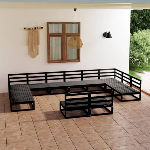 NQJIBUE 12-teiliges Garten-Lounge-Set, massives Kiefernholz, Outdoor-Möbel-Sets NQJIBUE 12-teiliges Garten-Lounge-Set, massives Kiefernholz, Outdoor-Möbel-Sets von NQJIBUE