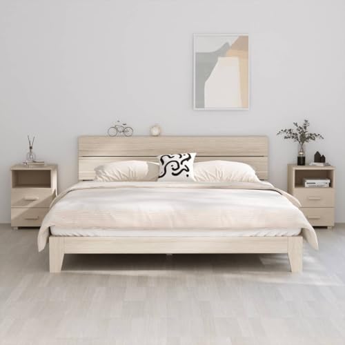 NQJIBUE Artikel-Bedside Cabinets HAMAR 2 tlg braun 40x35x62 cm Massivholz Tische, Nachttische NQJIBUE Artikel-Bedside Cabinets HAMAR 2 tlg braun 40x35x62 cm Massivholz Tische, Nachttische von NQJIBUE