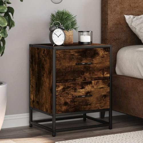 NQJIBUE Artikel-Bedside Schränke, 2 Stück, geräucherte Eiche, 40 x 31 x 50 cm, Holzwerkstoff, Tische, Nachttische NQJIBUE Artikel-Bedside Schränke, 2 Stück, geräucherte Eiche, 40 x 31 x 50 cm, Holzwerkstoff, Tische, Nachttische von NQJIBUE