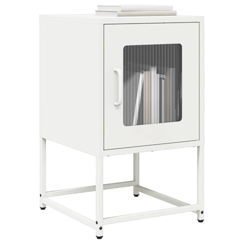 NQJIBUE Artikel-Bedside Schrank, weiß, 36 x 39 x 60,5 cm, kaltgewalzter Stahl, Tische, Nachttische NQJIBUE Artikel-Bedside Schrank, weiß, 36 x 39 x 60,5 cm, kaltgewalzter Stahl, Tische, Nachttische von NQJIBUE