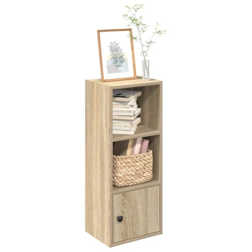 NQJIBUE Artikel-Bookcase Sonoma Eiche, 31 x 24 x 77 cm, Holzwerkstoff, Regale, Bücherregale & Standregale von NQJIBUE