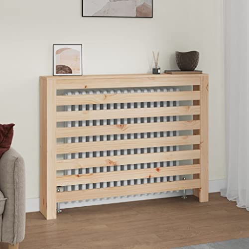 NQJIBUE Artikel-Radiator-Abdeckung, 108,5 x 19 x 84 cm, Kiefer Massivholz, Haushaltsgerätezubehör, Heizkörperzubehör von NQJIBUE